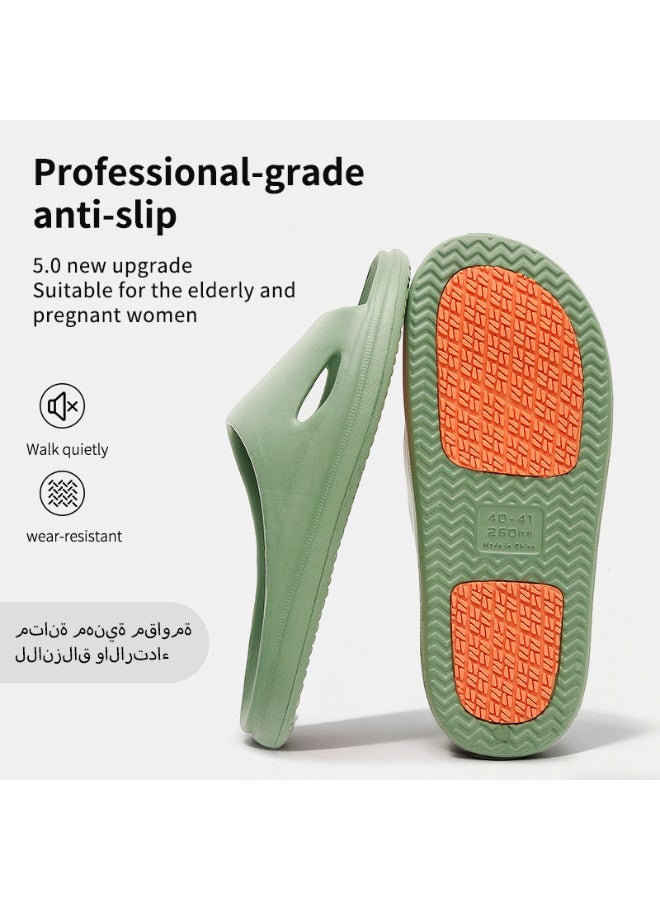 GUOLUOFEI Non Slip Shower Shoes, Lightweight Indoor House Slides Bathroom Shower Sandals Slippers for Women and Men - Image 4